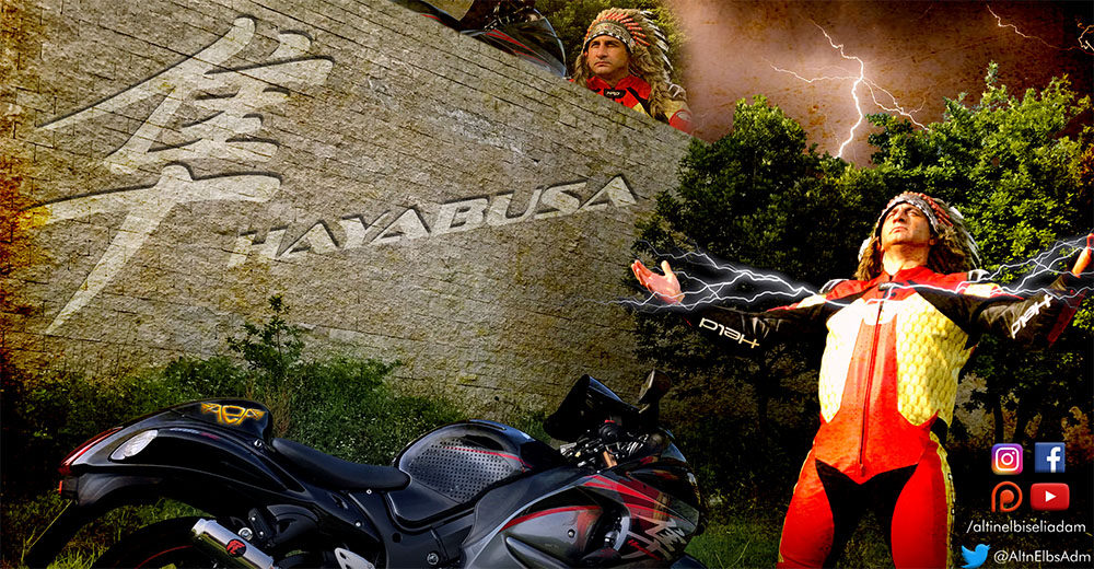 Altin Elbiseli Adam Da Beklenen Oldu Apaci Sefi Nin Motosikleti Suzuki Hayabusa Altin Elbiseli Adam C